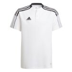 adidas Sport-Polo Team Tiro 21 biały chłopcy
