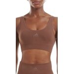adidas Bielizna funkcjonalna Sport-Bra Bralette (bezszwowy, idealne dopasowanie) brązowy Damski