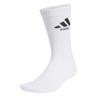 Skarpety sportowe adidas Cushioned Sportswear Crew Paris białe - 1 para
