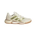 adidas halowe buty sportowe Stabil 16 2025 złote/beżowe damskie