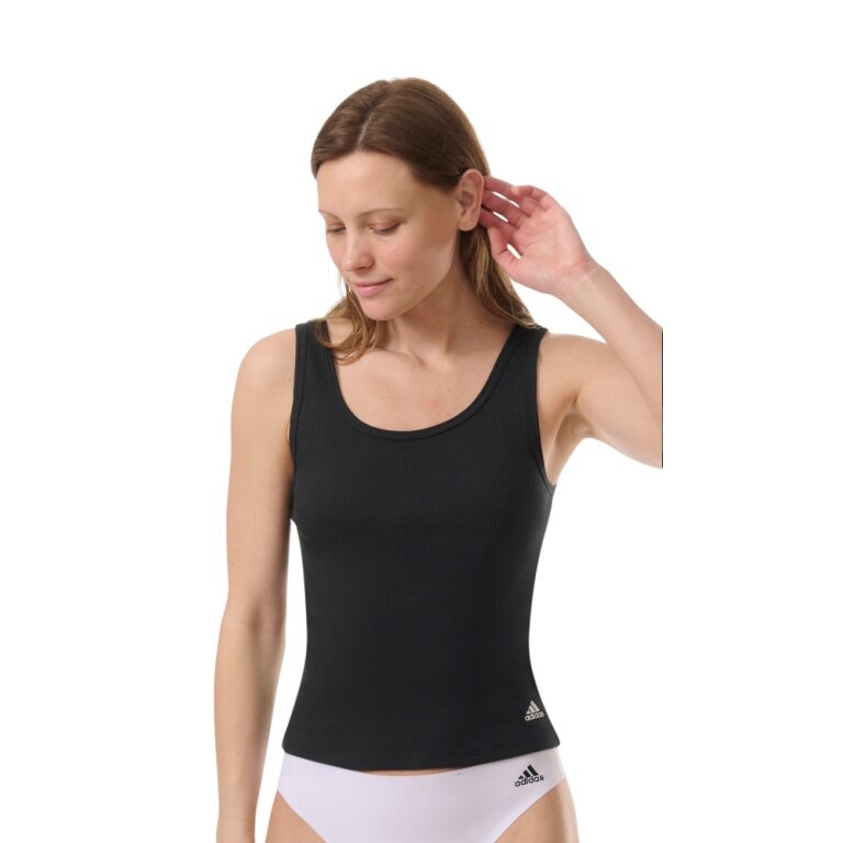 adidas bielizna funkcjonalna top (bawełna) czarny damski