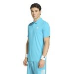 adidas Polo tenisowe Club FreeLift turkus męskie