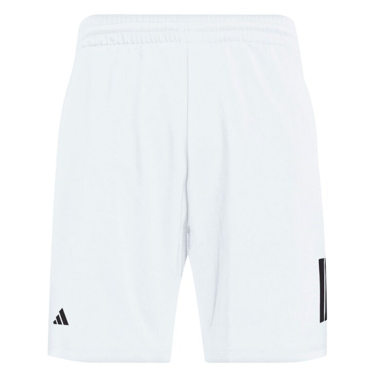 adidas Spodenki tenisowe Short Club 3-Pasy 2025 białe dla chłopców
