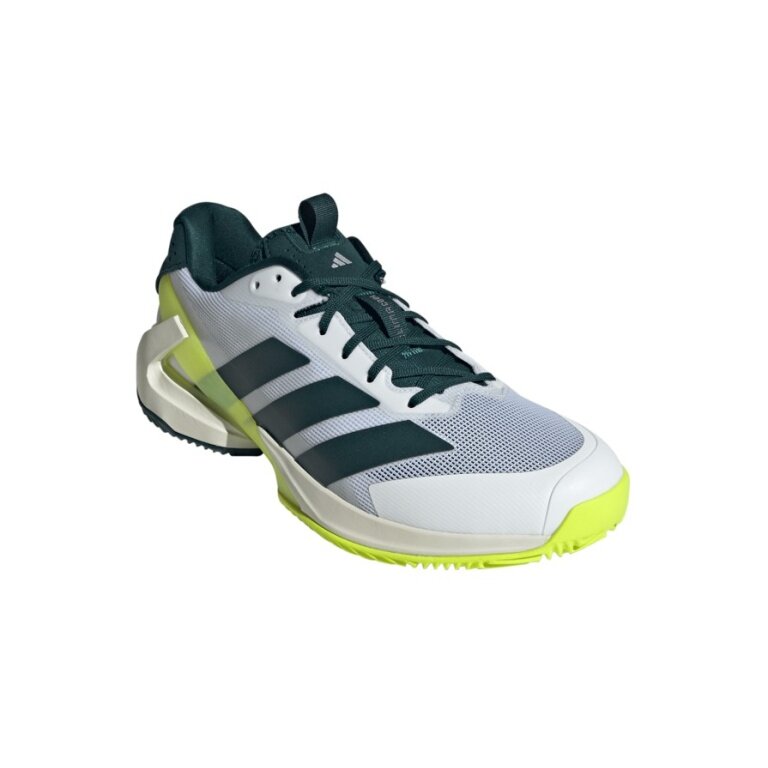 adidas buty tenisowe Adizero Ubersonic 5 Clay/Sandplatz białe/zielone/lime męskie