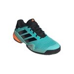 adidas buty tenisowe Barricade Allcourt 2026 turkusowo-niebieskie dziecięce