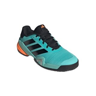 adidas buty tenisowe Barricade Allcourt 2026 turkusowo-niebieskie dziecięce