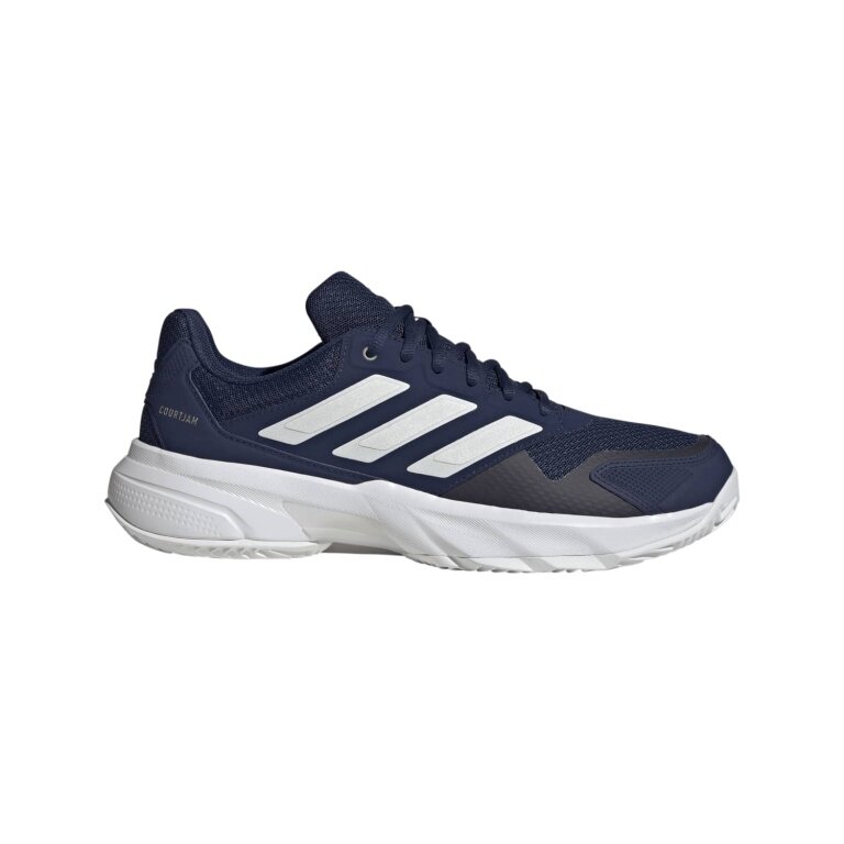 adidas buty tenisowe CourtJam Control 3 Clay/Sandplatz 2026 ciemnoniebieskie/białe męskie