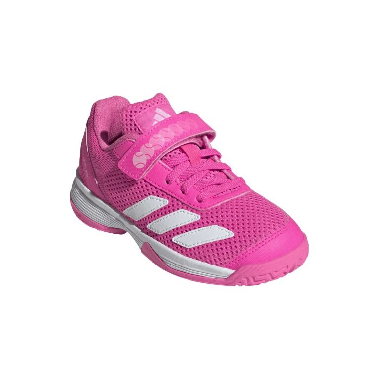 adidas buty tenisowe Courtflash CF C Allcourt (rzep) 2026 różowe dziewczęce