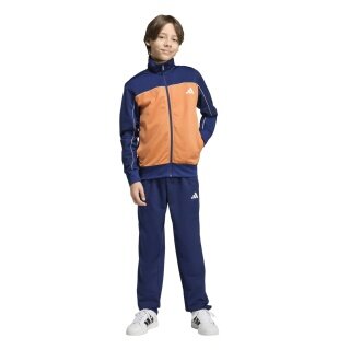 adidas dres treningowy Tricot Colourpop Tracksuit granatowy/pomarańczowy dla chłopców