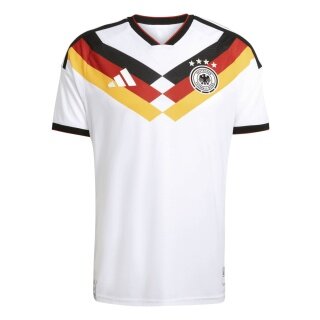 adidas T-shirt Niemcy 26 Autentyczny strój domowy biały Mężczyźni