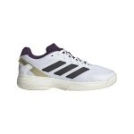 adidas buty tenisowe Ubersonic Allcourt 2025 białe/czarne/fioletowe dziecięce