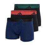 adidas bielizna bokserki trunk Active Flex Cotton czarny/ciemnoniebieski męskie - 3 sztuki