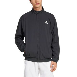 adidas Kurtka treningowa tenisowa Walk On (100% poliester) czarna męska