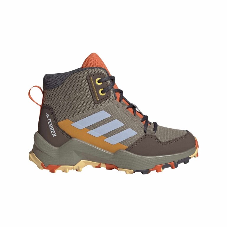 adidas buty trekkingowe Terrex AX4R Traxion MID brązowo/wielokolorowe dziecięce