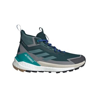 adidas buty trekkingowe Terrex Free Hiker 2.0 GTX Hiking MID (wodoodporne) niebiesko-szare męskie