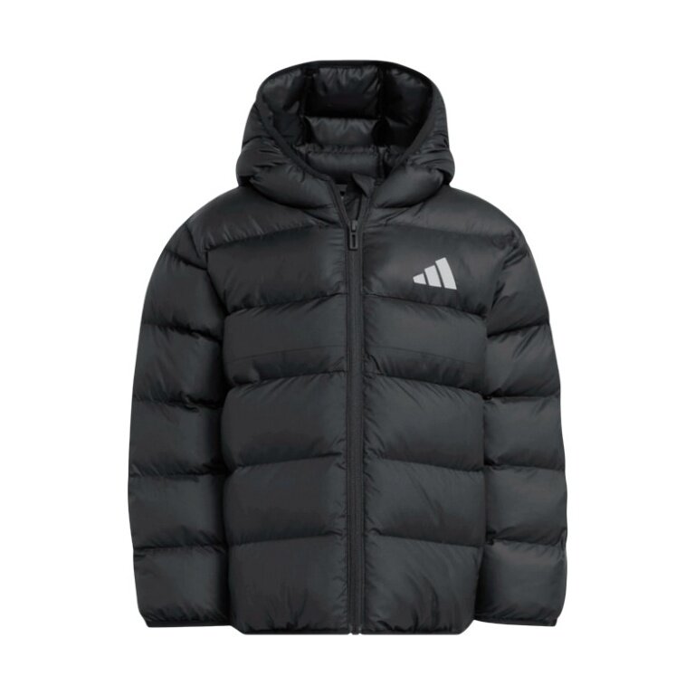 adidas kurtka zimowa LK SD (ciepła, syntetyczna izolacja) czarna dla małych dzieci