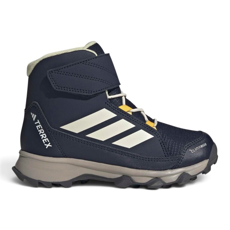 adidas zimowe buty Terrex Snow Snow CF CLIMAWARM (rzep) granatowe dziecięce