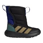 adidas zimowe buty zimowe Winterplay I (ciepłe, ocieplane) czarne/khaki/turkusowe dla małych dzieci