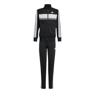 adidas dres treningowy Seasonal Essentials Tiberio 3-pasy czarny/biały/szary dziecięcy