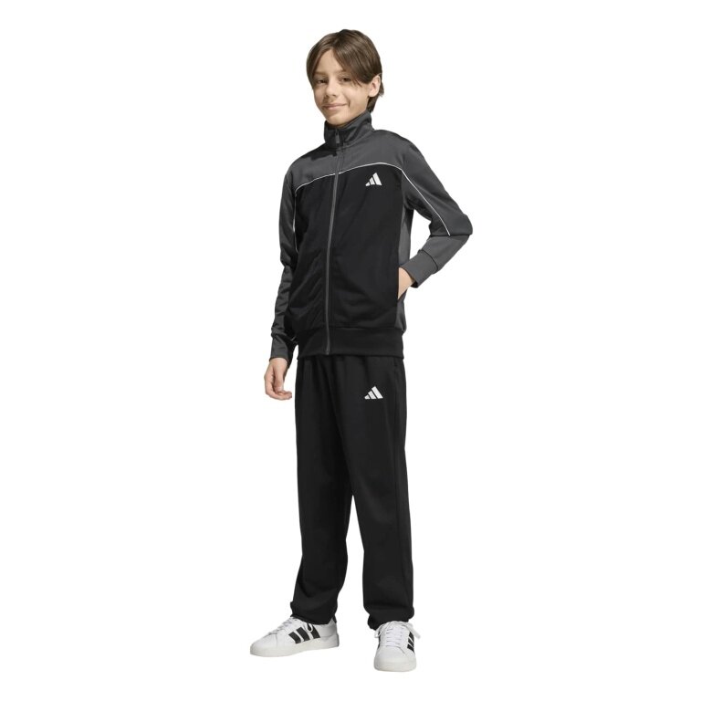 adidas dres Tricot Colourpop Tracksuit czarny/szary dla chłopców
