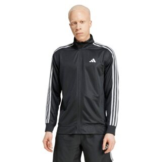 adidas Kurtka treningowa Essentials 3-Pasy Full Zip (oddychająca) czarna Mężczyźni