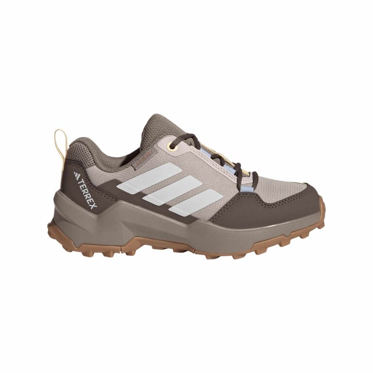 adidas buty trekkingowe Terrex AX4R RAIN.RDY (wodoodporne) brązowo-różowe dziecięce