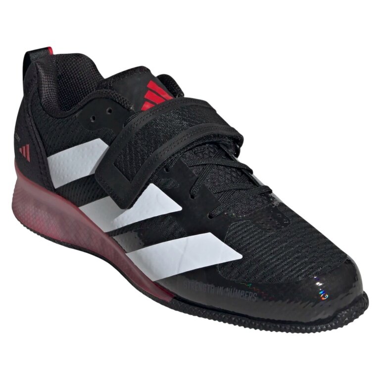adidas Buty fitnessowe Adipower Weightlifting III (buty do podnoszenia ciężarów) 2025 czarne/białe/fioletowe dla mężczyzn