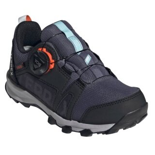 adidas Buty do biegania w terenie Terrex Agravic Boa Rain.RDY Low (wodoodporne) granatowo-czarne Dziecięce