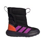 adidas zimowe buty zimowe Winterplay C (ciepłe, ocieplane) czarne/fioletowe/pomarańczowe dla małych dzieci