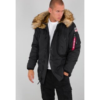 Alpha Industries Kurtka zimowa Polar czarna męska