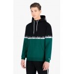 Champion Bluza z kapturem w designie kolorowych bloków z podwójnym wykończeniem logo zielona Mężczyźni