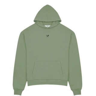 zniekształcone postacie Kapuzenpullover Classic Oversized Hoodie zielony mężczyźni