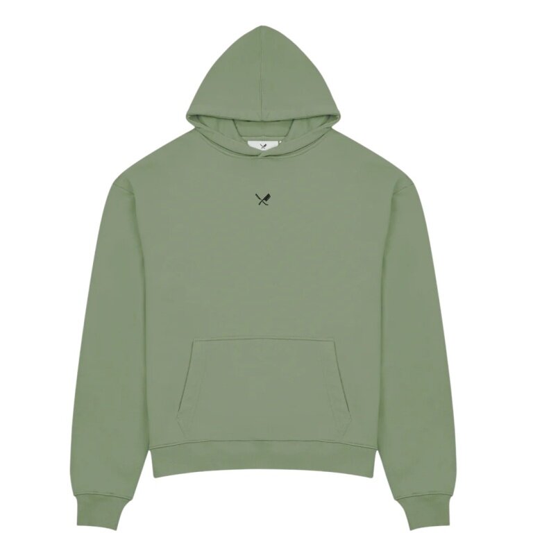 zniekształcone postacie Kapuzenpullover Classic Oversized Hoodie zielony mężczyźni