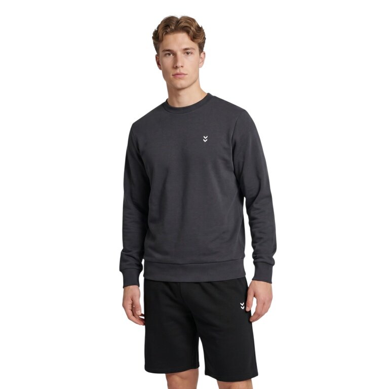 hummel Sweter Freizeit hmlPULSE Crewneck ciemnoszary męski