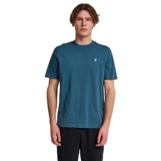 hummel T-shirt Freizeit hmlPULSE (bawełna organiczna) niebieski męski