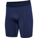 hummel spodnie funkcyjne hmlBL Performance Short Tight (poliester, dopasowane) granatowe Męskie