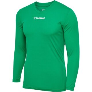 hummel bielizna funkcjonalna koszulka z długim rękawem hmlBL Essential Tee zielona męska