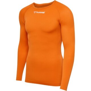 hummel bielizna funkcjonalna z długim rękawem hmlBL Comfort 2.0 T-shirt pomarańczowy męski