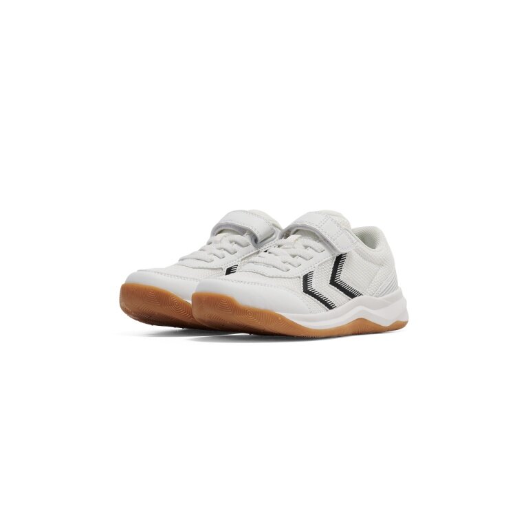 hummel Halowe buty do gry Multiplay Flex VC 2.0 (rzep) białe dziecięce