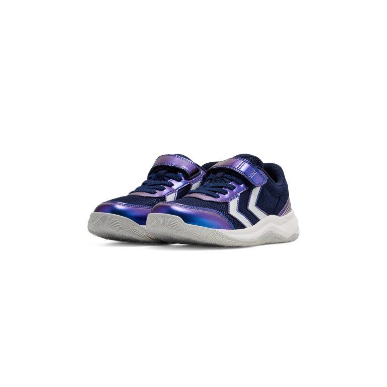 hummel Halowe buty do gry Multiplay Flex VC 2.0 (rzep) granatowe dziecięce