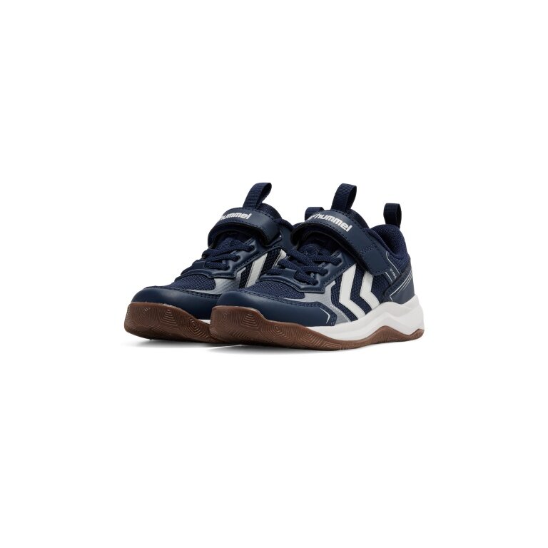 hummel Halowe buty do tenisa Power Stable VC (rzep) granatowe dziecięce