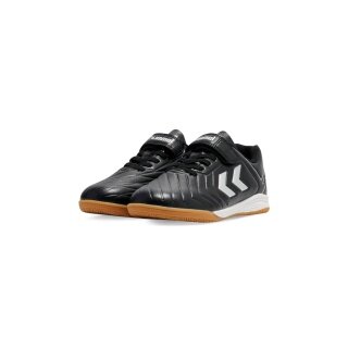hummel Halowe buty sportowe Top Star I.C. VC 2.0 (rzep) czarno-białe dziecięce