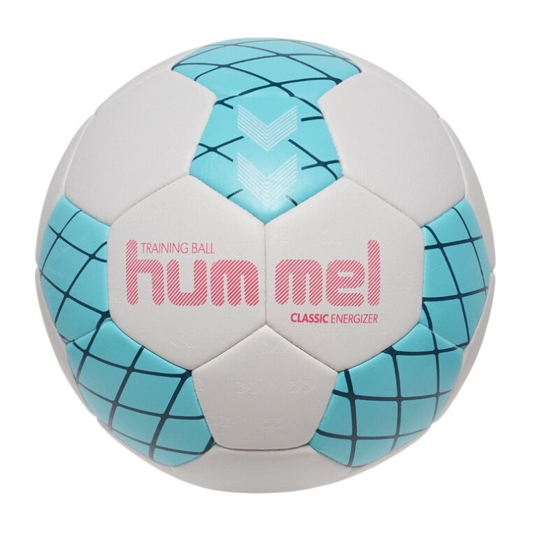 hummel Piłka ręczna hmlClassic Energizer HB (rozmiar 2) biała/niebieska - 1 sztuka