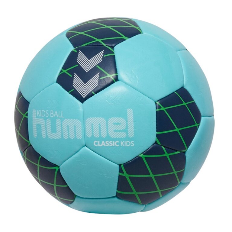 hummel Piłka ręczna hmlClassic Kids HB (rozmiar 00) niebiesko/marynarsko/zielona - 1 sztuka
