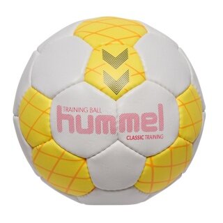 hummel Piłka ręczna hmlClassic Trening HB (rozmiar 2) biało/żółta - 1 sztuka