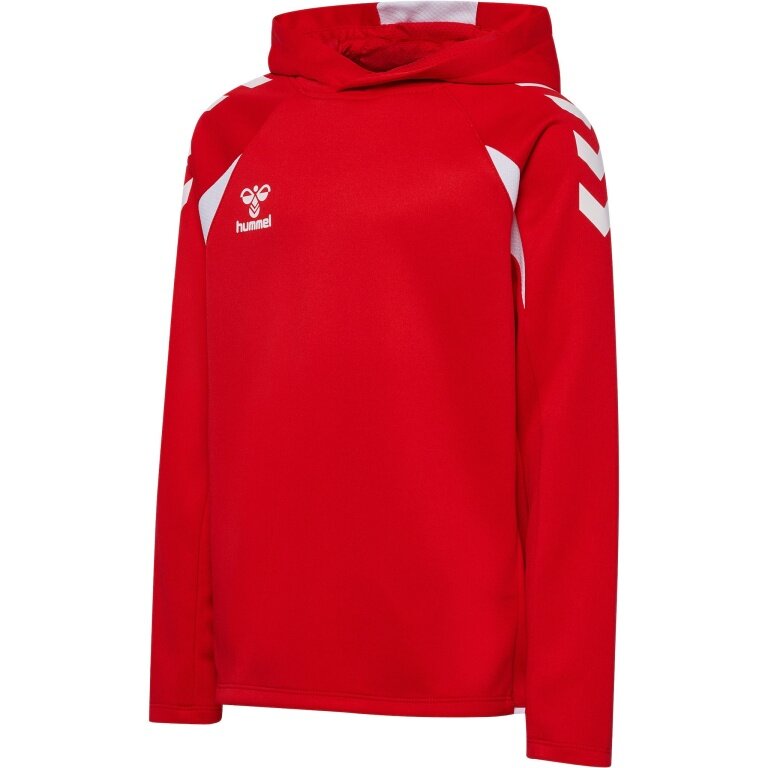 hummel Bluza z kapturem hmlCORE 2.0 (100% recyklingowany poliester) czerwono/biała dla dzieci