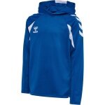 hummel Bluza z kapturem hmlCORE 2.0 (100% recyklingowany poliester) niebiesko/biała dla dzieci