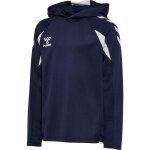 hummel Bluza z kapturem hmlCORE 2.0 (100% recyklingowany poliester) granatowo/biała dla dzieci