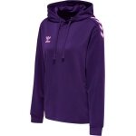 hummel Sportowa bluza z kapturem hmlCORE XK Poly Sweat Hoodie (materiał poliestrowy) z kapturem fioletowa damska