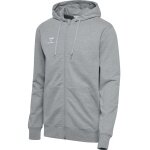 hummel Bluza z kapturem hmlGO 2.0 Full-Zip Hoodie (miękki materiał dresowy) szary mężczyźni